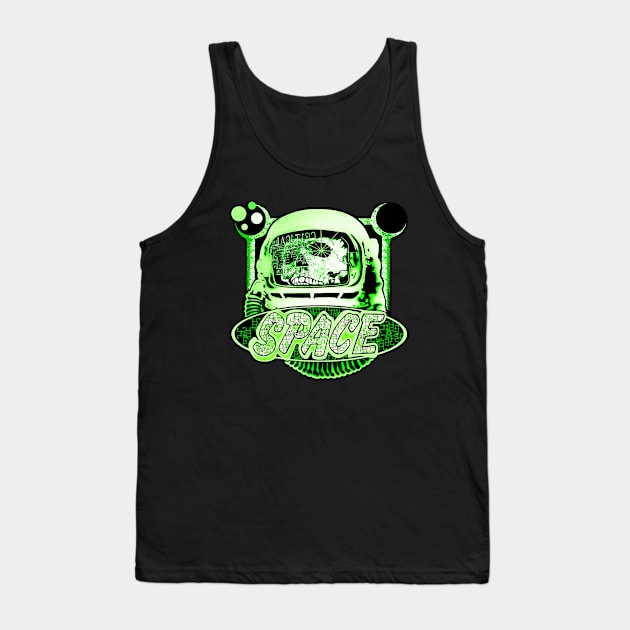 Skull Spaceman Tank Top by SvanO Design